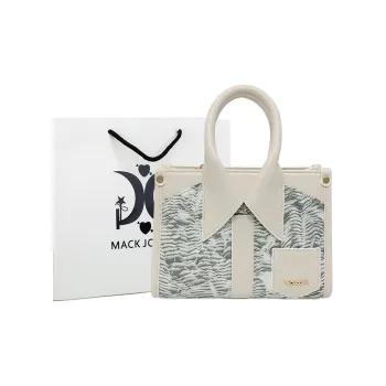 MACK JODAER Synthetic Leather One Shoulder Handbags Women's Premium Gray