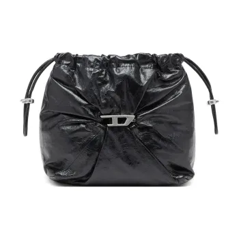 DIESEL Scrunch D Drawstring Bucket Bag