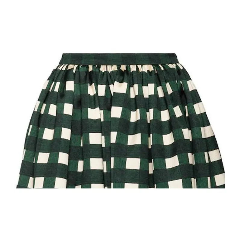 PRADA Casual Long Skirts Women's Green-4