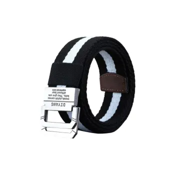 JKEM Canvas/Alloy Sports Belts Unisex 3CM