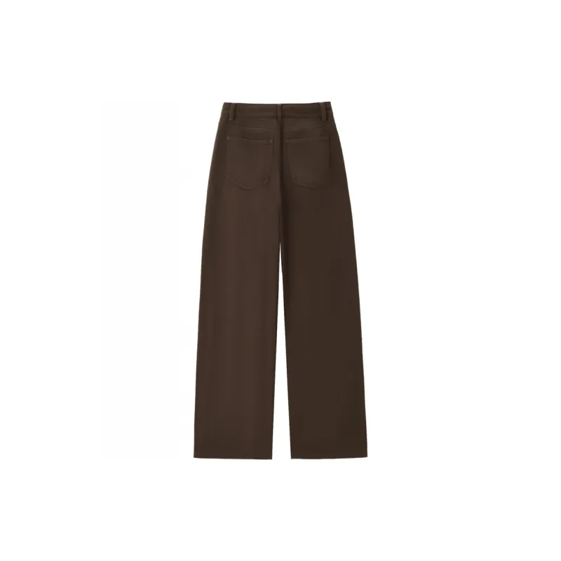UNIQLO Jeans Women's Dark Coffee-1
