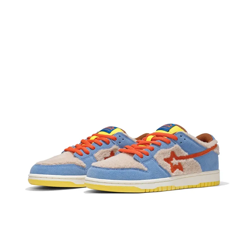 RIPSTAR SKBD Low Maxes Papa Bear Slip Resistant Cushioning Low Top Skateboard Shoes Unisex Papa Bear-2