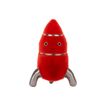 JELLYCAT Fun Universe Collection Jellycat Characters Space Rocket Red Dolls Plush Doll 25cm High