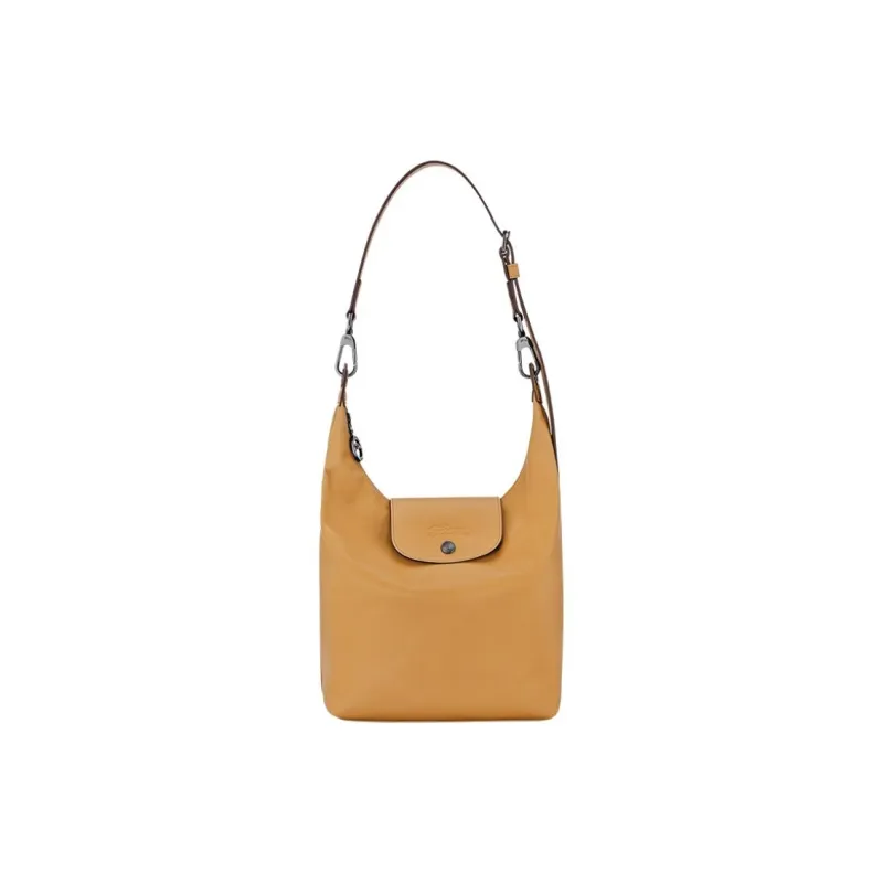 LONGCHAMP Le Pliage Xtra Cow Leather Handbag Shoulder Bag Medium Size Women's Molasses Color-0