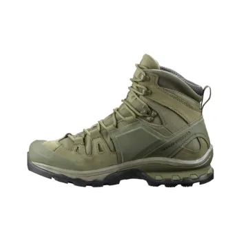 SALOMON QUEST 4D FORCES 2 EN GTX Water Resistant Wear Resistant Slip Resistant Short Outdoor Boots Unisex Green