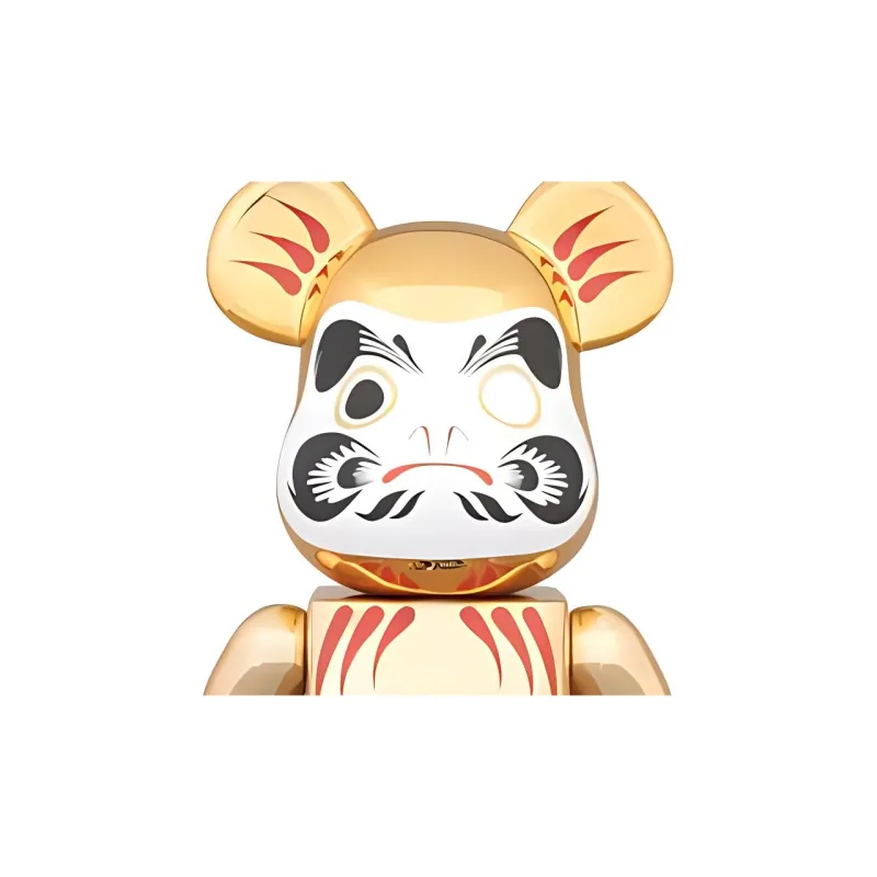BE@RBRICK Dazzling Gold Plated Daruma Gold-2