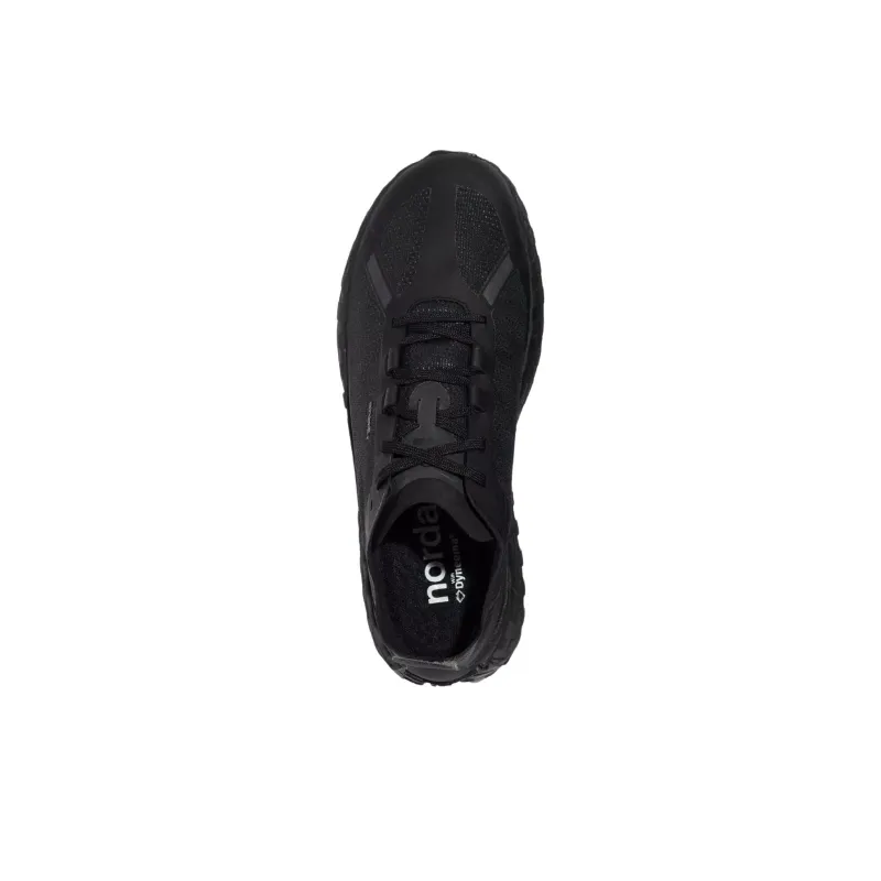 NORDA 001 Anti Slip Wear Resistant Low Top Running Shoes Men's Black-1