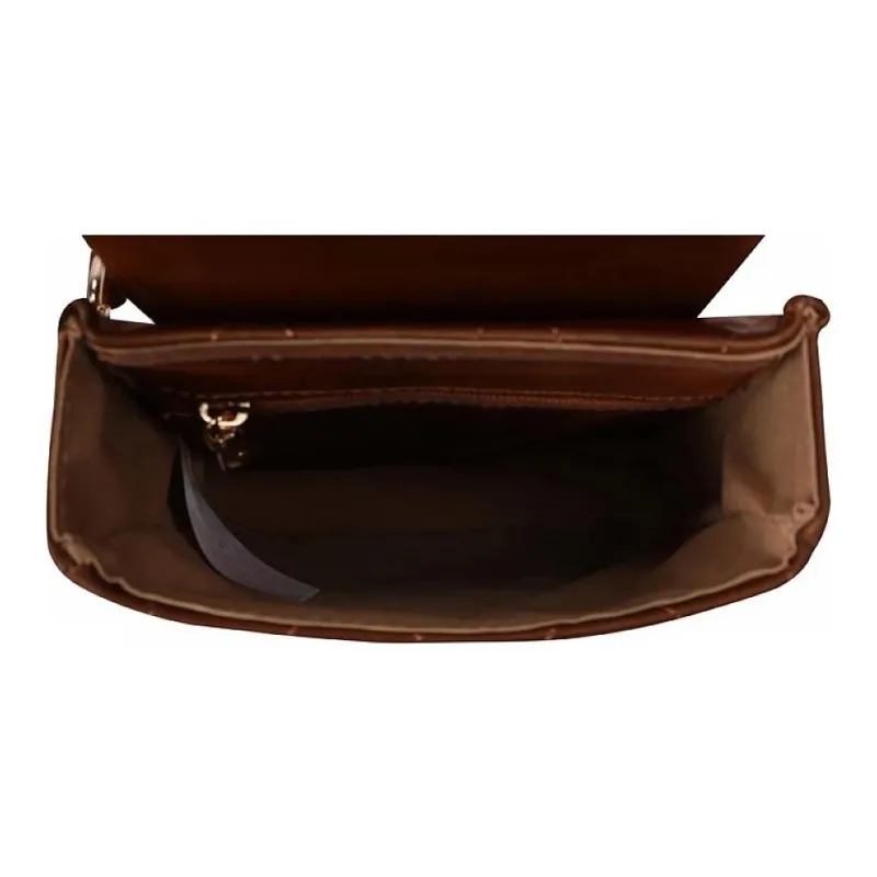 JUZI Polyethylene Shoulder Bag Crossbody Bag Women's Brown-5