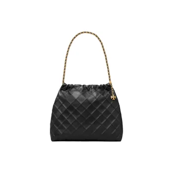 TORY BURCH Fleming Hobo Bag Black