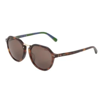 Polo Ralph Lauren Acetate Metal Round Sunglasses Men's Red