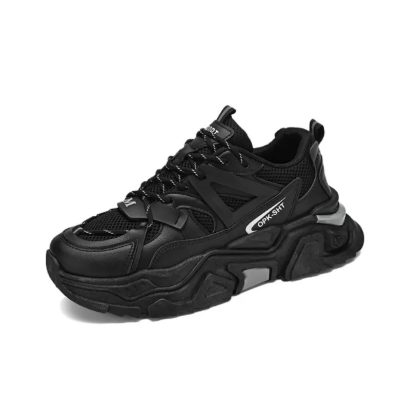 Topland Wear-Resistant Impact-Resistant Height Increasing Low-Top Chunky Sneakers Men's-4