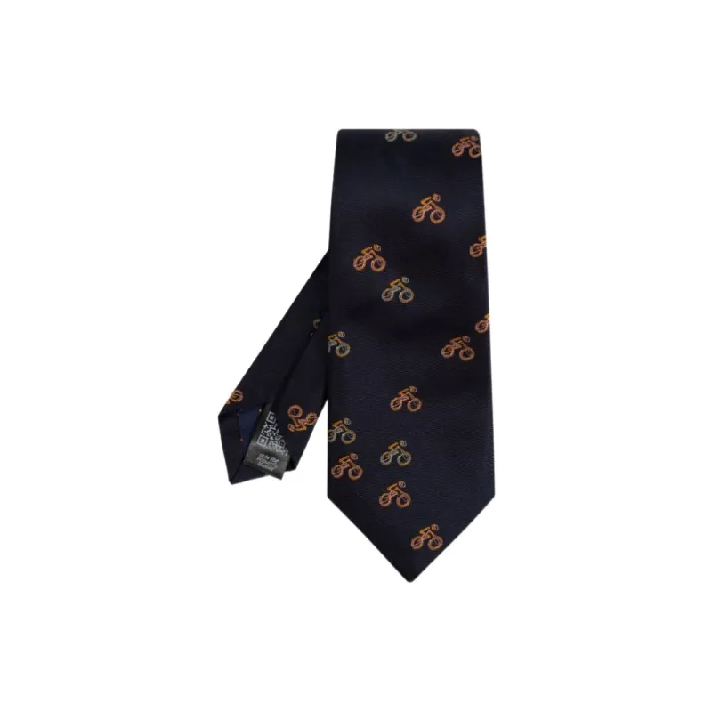 Paul Smith Cyclist Sketch Tie-0