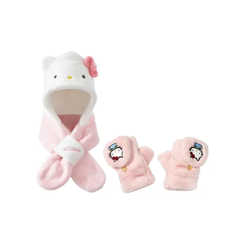 Hello Kitty Polyester Hoods & Plush Hats Unisex