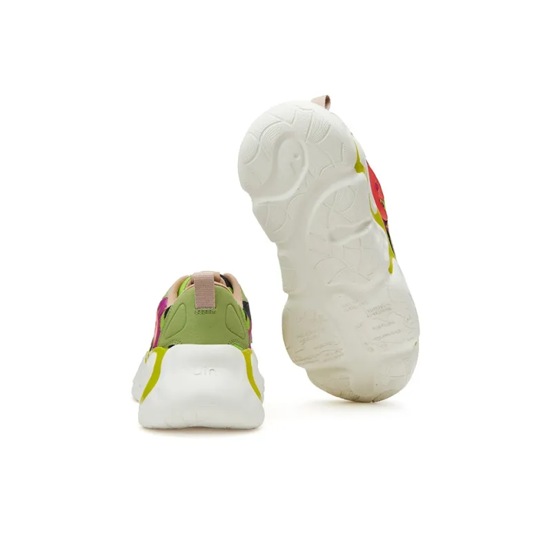 U.IN Painted Travel Shoes Low Top Chunky Sneakers Unisex-7