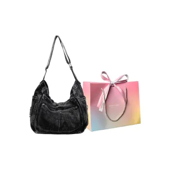 Yalu Denim Tote Large Capacity Shoulder Bag Crossbody Bag Regular Women's Multicolor