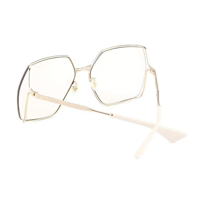 GUCCI Sunglasses Unisex Light Beige-3