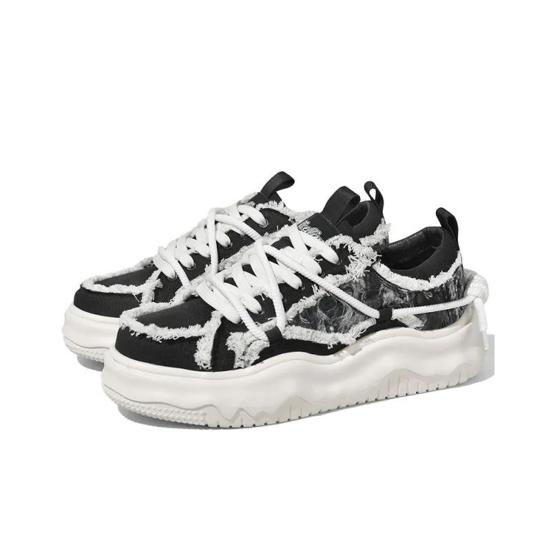 TCELLARS Anti Slip And Wear Resistant Lightweight Height Increasing Low Top Canvas Shoes Unisex-2
