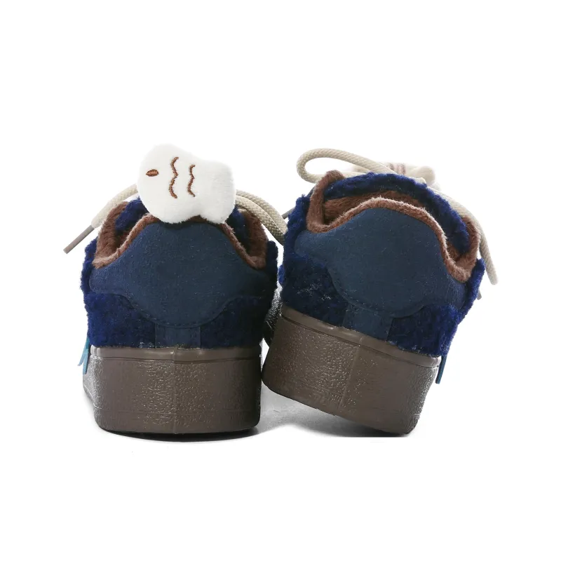 Lovely You Warm Wear-Resistant Lightweight Low-Top Skateboard Shoes Women's-20