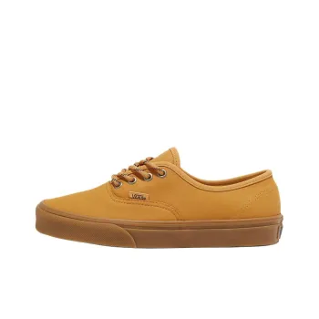 Vans Authentic Anti Slip Wear Resistant Low Top Skateboard Shoes Unisex Brown
