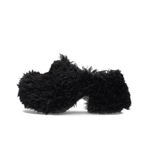 Crocs Abrasion-Resistant Wrap-toe Slippers Women's Black