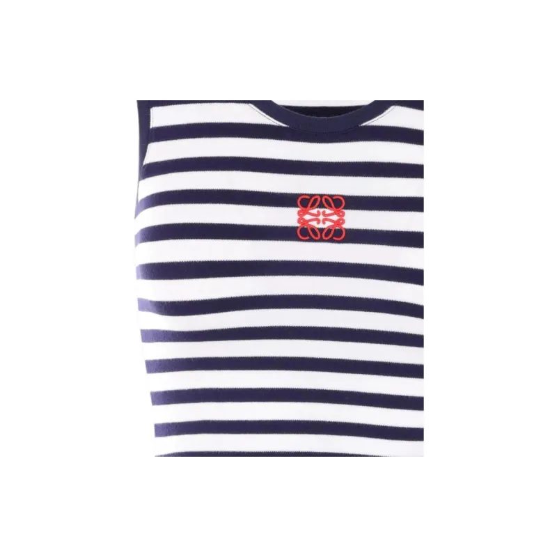 LOEWE Anagram Tank Top 'White/Navy'-7