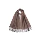 Coffee Brown Jacquard