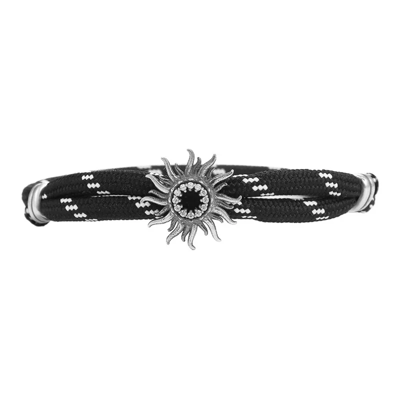 The Next Life 925 Sterling Silver Synthetic Cubic Zirconia Bracelets Unisex-4