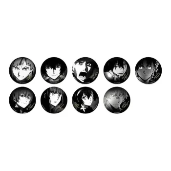 Animate Bungo Stray Dogs Anime Edition Secret Black White Armed Detective Agency Badges