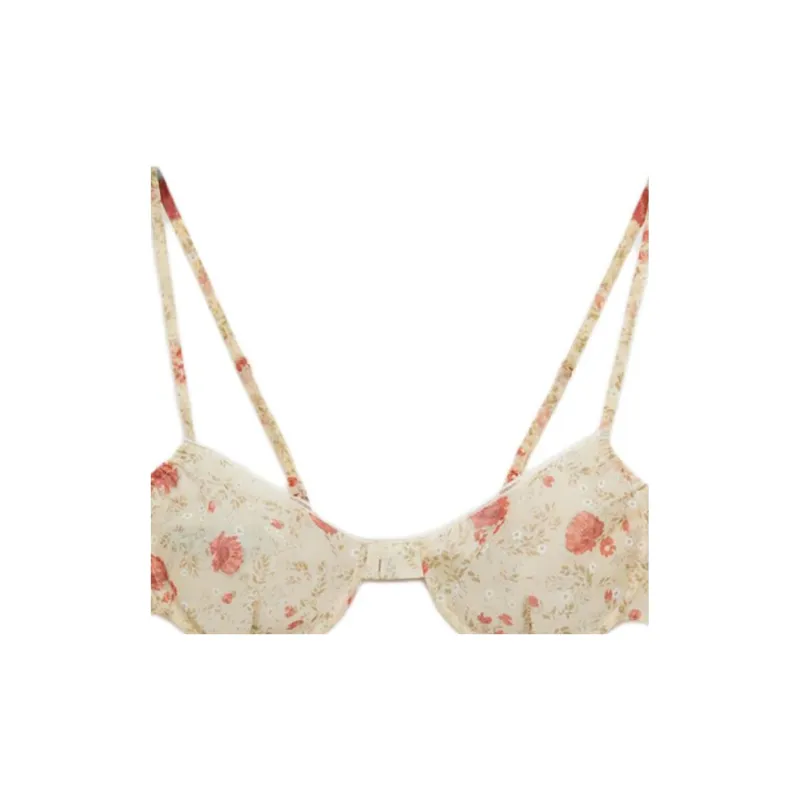 PRADA Allover Floral Printed Bra-3