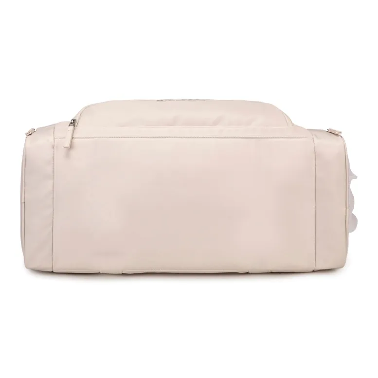 ZUOFEIFAN Fabric Gym Bag Large Size Women's Beige/Black-5