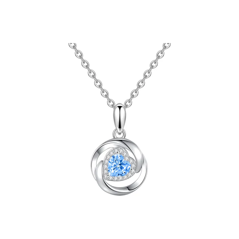D.Get S925 Silver Necklaces Unisex Women's Good Luck Box-0