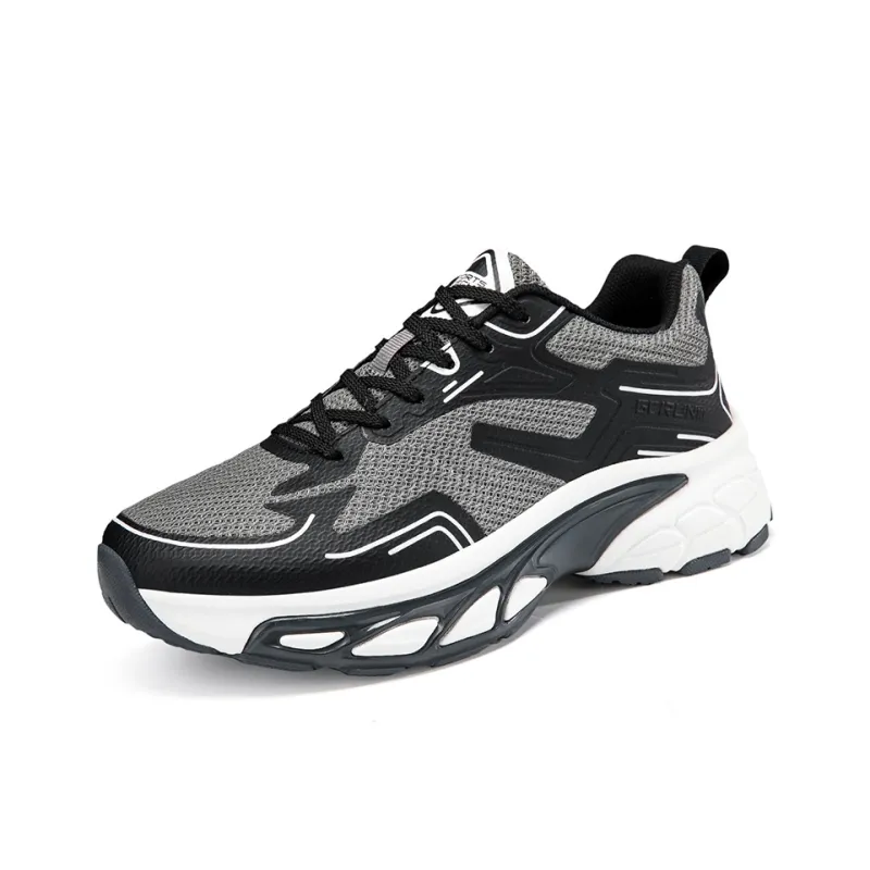 Kinglake Cushioning Slip Resistant Height Increasing Low Top Chunky Sneakers Men's-1
