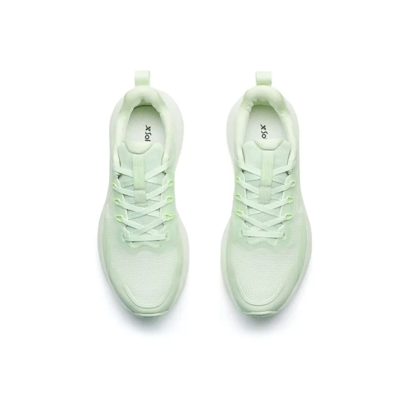XTEP Mysterious Feather Running Shoes Women's Low Top Ice Porcelain Green/Sail White-5