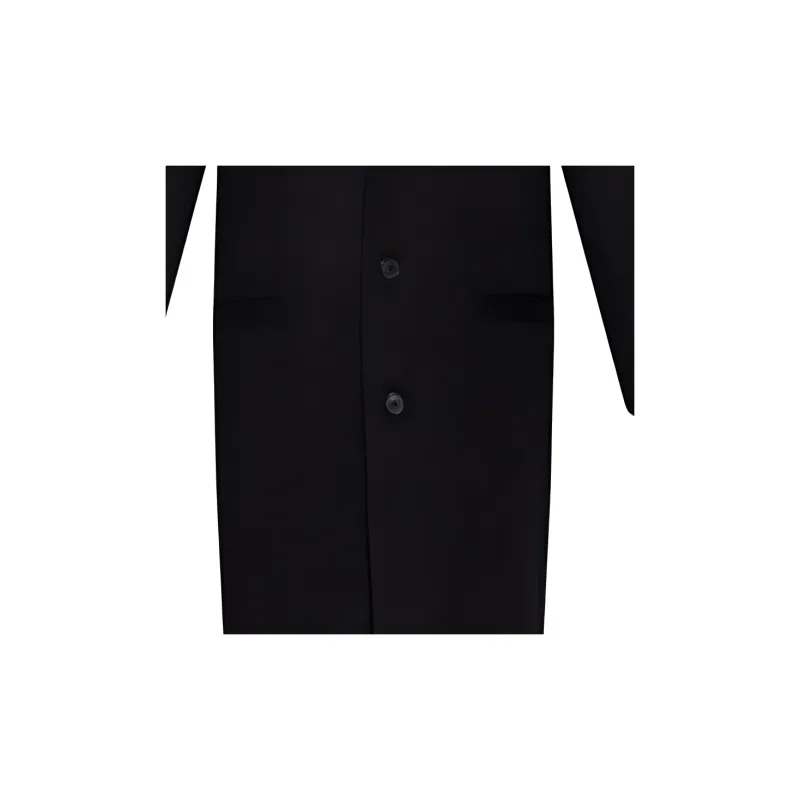 VERSACE Coats Men Black-5