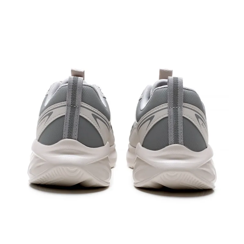 XTEP Shock absorbing And Waterproof Low Top Casual Running Shoes Men's Smoke Gray-4