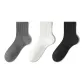 Crew Socks-Black, White, Gray