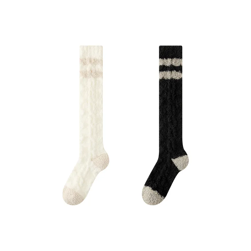 XXLLG Knee High Socks Women's 2 Pack-12