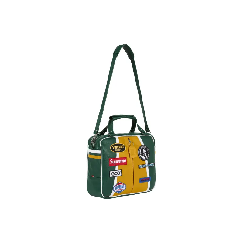 Supreme Cow Leather Shoulder Bag Crossbody Bag Handbag Regular Unisex Green-1