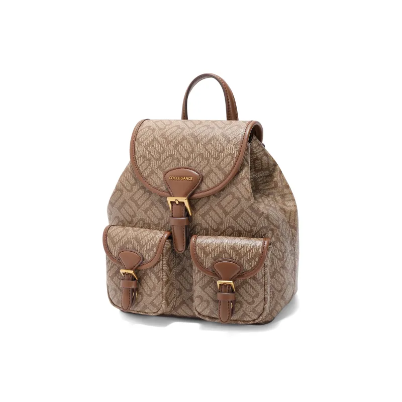 BELLE Artificial Leather Backpack Women's Multicolor-1