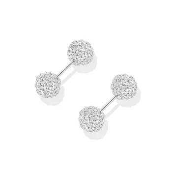 SECU Sterling Silver Stud Earrings Women's
