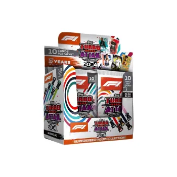 Topps Formula 1 Turbo Attax Game Collectible Card Sports Cards Whole Box
