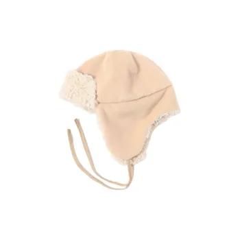 Beams Nylon Recycled Fiber Rayon Polyester Trapper Hats Women's Light Brown/Gray/Marine Blue