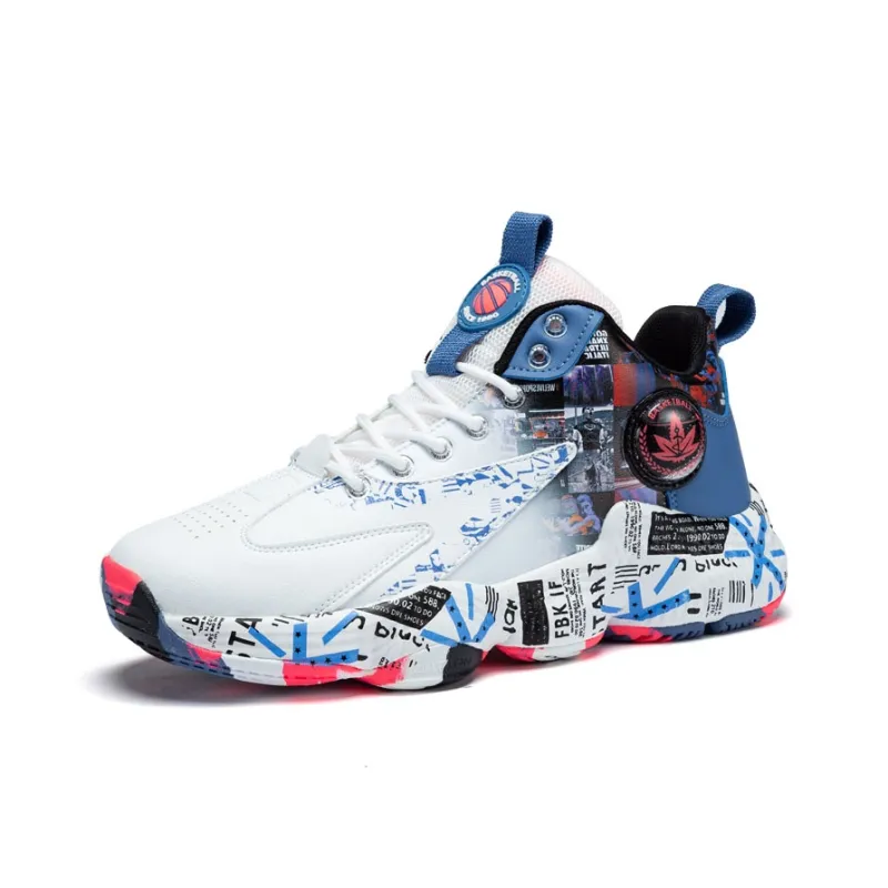 Black tailed Deer Shock Absorbers With Slip Resistant And Abrasion Resistant Properties Mid Top Basketball Shoes Unisex-11
