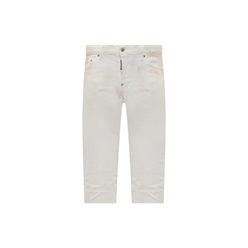 DSQUARED 2 Paint Splatter Straight Leg Skinny Jeans-3