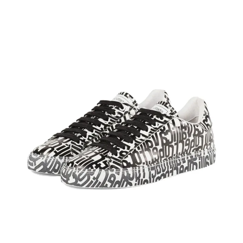 Roberto Cavalli Skateboard Shoes Men's Black-2