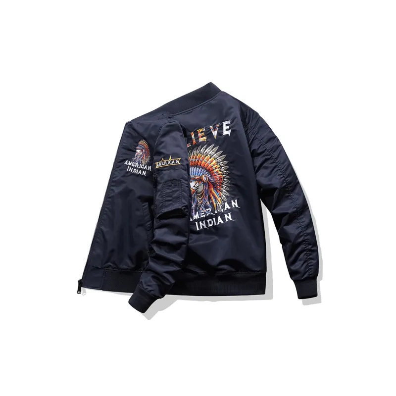 TREK&TRAVEL Baseball Jacket Men's-8