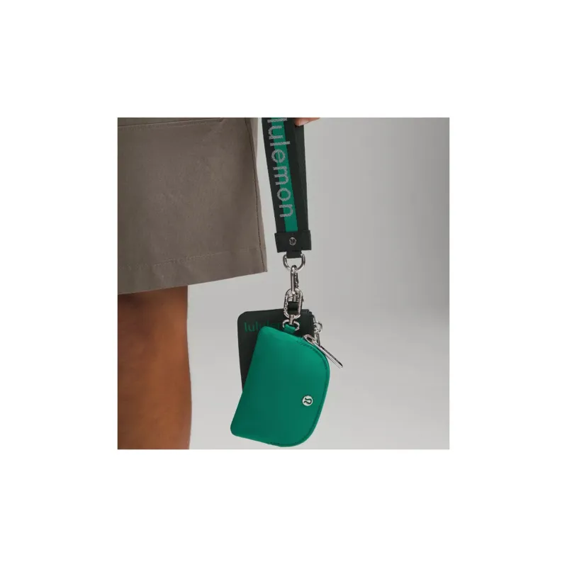 Lululemon Recycled Nylon Coin Purse Regular Women's Legacy Green & Cascadia Green & White-3