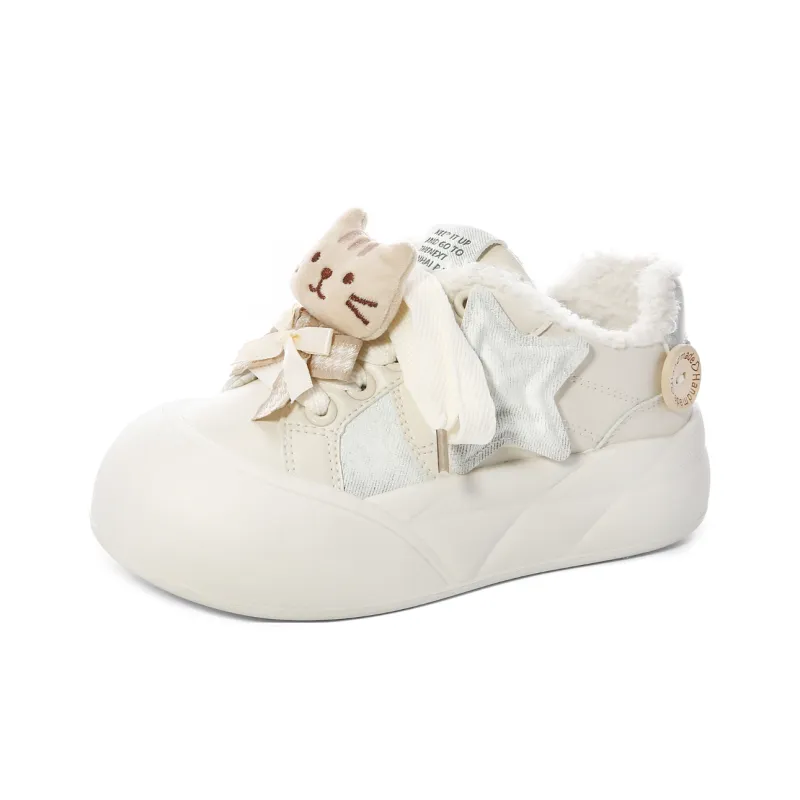 FULLXUAN Skateboard Shoes Women's Low Top White-22