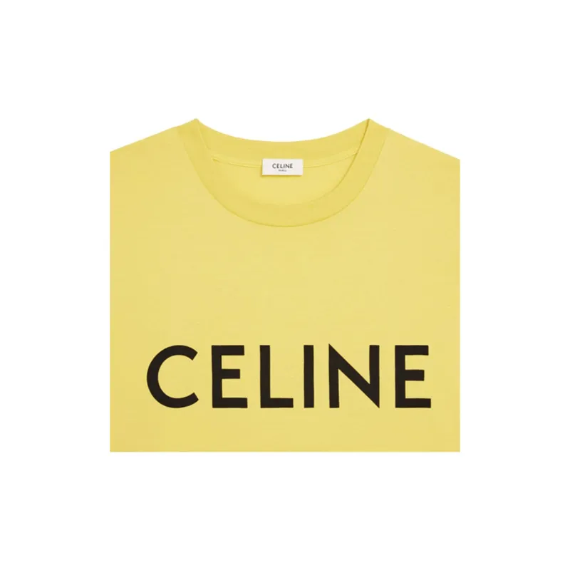CELINE Loose T Shirt In Cotton Jersey-2
