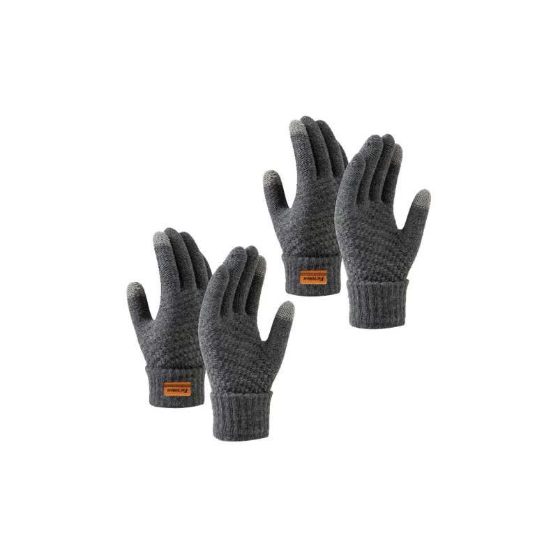 FACTORIAL Acrylic Knit Gloves Unisex-6